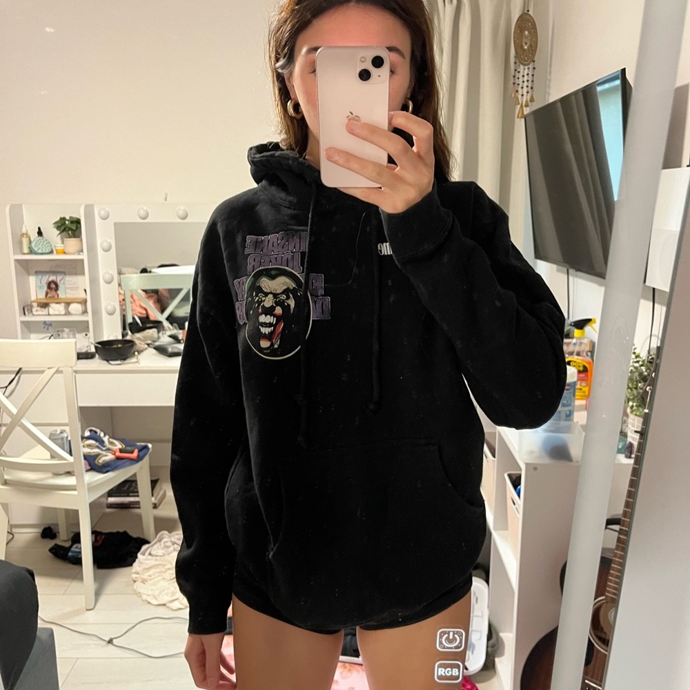 Civil Regime Black Joker Graphic Hoodie